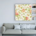 thumbnail image 3 of Trademark Fine Art 'Cottage Roses Pattern IIIA' Canvas Art by Sue Schlabach, 3 of 3