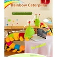 thumbnail image 2 of Colorful caterpillar dolls large size dolls soft long pillow children's plush toys,60cm, 2 of 8