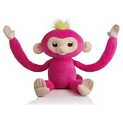 Fingerlings HUGS - Bella (Pink) - Interactive Plush Monkey by WowWee