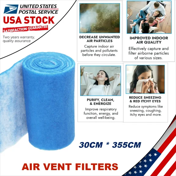 Air Vent Filter For Home Ac&Floor Register Filter Reduce Dust,Dirt,Smoke&Pollen