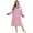Purple, variant on Women's Plus Size Nightgown Lace Long Sleeve V Neck Sleepwear Calf-Length Side Slit House Dress Comfy Nightdress Sleepshirts, Purple XL