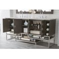 thumbnail image 3 of James Martin Furniture 864-V72-CFO-3CAR 72 in. Sonoran Coffee Oak Double Bathroom Vanity with 3 cm Carrara Marble Top, 3 of 7