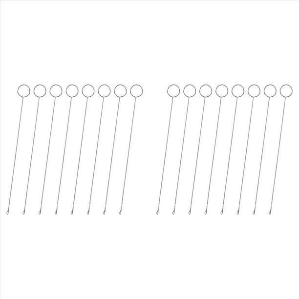16 Piezas de para Girar Bucles de Costura, Herramienta de Costura, de Aguja con Pestillo, Suministros de Costura de Crochet