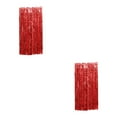 thumbnail image 2 of Youkk Coffre-Fort Ingrédients Rideau Large Feuille d'Application Fait Non Toxique Inodore Feuille Frange Rideau Partie Arrière-Plan Doigt Rouge 3*1M 2Set, 2 of 5