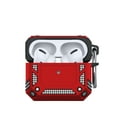thumbnail image 2 of Dual-Layers Armor Case for AirPods 3rd Generation 2021 with Keychain Design Cover, Heavy Duty Military Grade Hybrid Shockproof Anti-Drop Protective Case for AirPods 3rd Generation 2021,Gold, 2 of 9