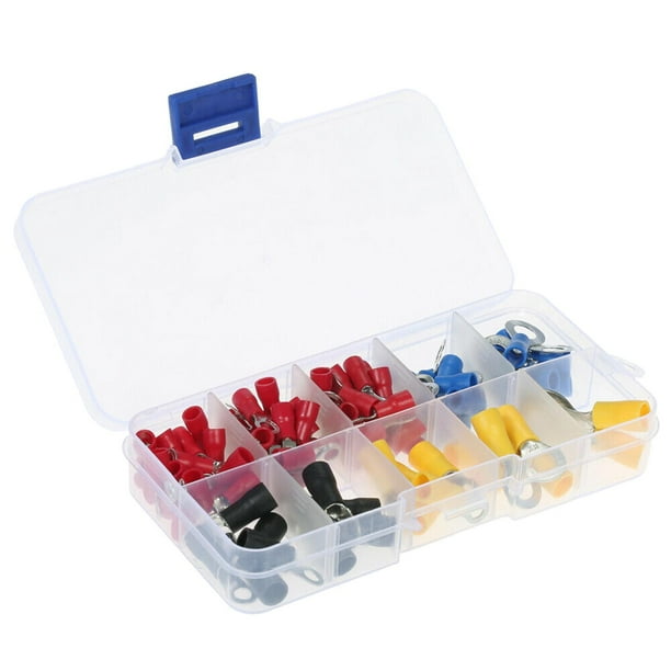 102 Pcs conectores de alambre de contracción de calor, Kit de terminales eléctricos automotrices impermeables, surtido de conector de Crimp,