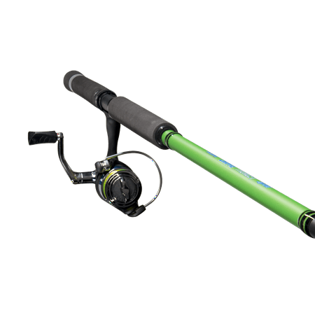Lew s Crappie Thunder Spinning Reel and Fishing Rod Combo 12-Foot Rod Size 75 Reel Green