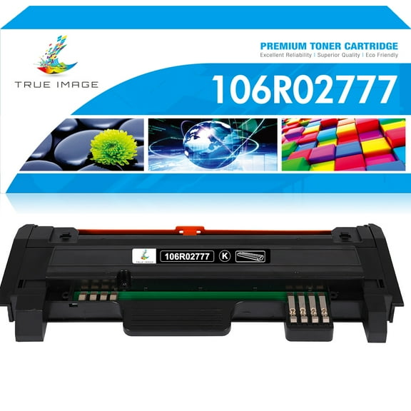 True Image 1-Pack Compatible Toner Cartridge for Xerox 106R02777 Work with Phaser 3052 3260 3260DNI WorkCentre 3215 3225 (Black)