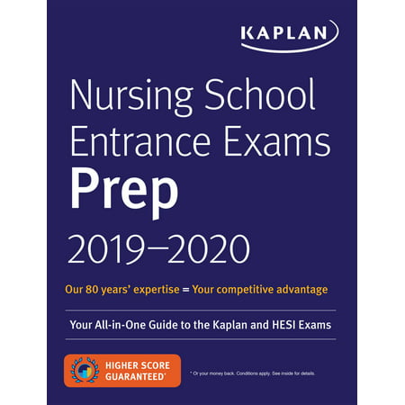 Nursing School Entrance Exams Prep 2019-2020 : Your All-in-One Guide to the Kaplan and HESI (Best Pmp Exam Prep)