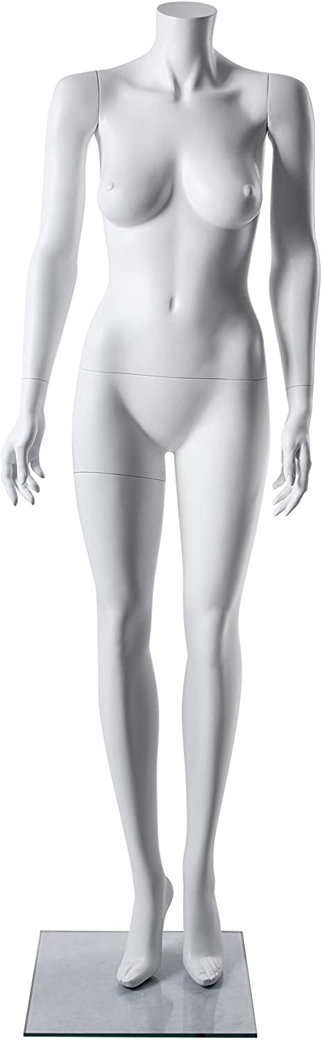 Mondo Mannequins' Niki Oval Head Female Mannequin in Matte White