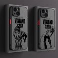 thumbnail image 5 of VINLAND-funda de teléfono SAGA Thorfinn para Apple, carcasa translúcida mate para iPhone 15, 14, 13, 12, 11, XS, Mini Pro Max, 8, XR, X, 5 of 5