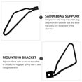 thumbnail image 4 of WRITWAA Motorcycle Saddlebag Side Tool Metal Support 1 Set Black Color, 4 of 6