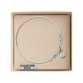 thumbnail image 3 of 8 1/2 inch Round Double Loop Bangle Bracelet w/ Virgin of the Globe in Sterling Silver, 3 of 3