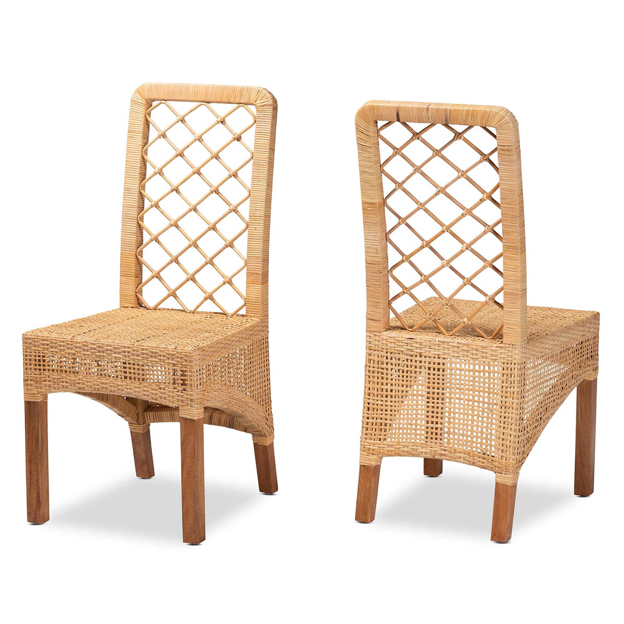 Bali Hardwood Timber 120cm Round Dining Table + 4 Coral Bay Rattan Dining  Chairs Whitewash (RRP $2599)