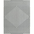 thumbnail image 2 of Unique Loom Outdoor Modern Collection Area Rug - Achromatic (7' 10" x 10' Rectangle White and Black), 2 of 6