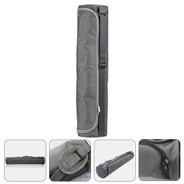 unbranded Bolsa Para Tapete De Yoga Color Gris Oscuro Con Material Resistente Y