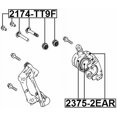 thumbnail image 2 of Rear Brake Caliper Repair Kit Febest 2375-2EAR Oem A0034207383, 2 of 2