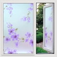 thumbnail image 2 of CCOCC Privacy Window Film,Beautify Room Frosted Glass Window Film,Avoid Direct Sunlight Sun Catcher,Style 7,45*100cm, 2 of 3