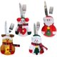 thumbnail image 1 of Bolsa de vajilla navideña de 4 piezas, decoración de mesa navideña, juegos de vajilla para el hogar creativos de reno, muñeco de nieve y Papá Noel, Sailing Electrónica, 1 of 5