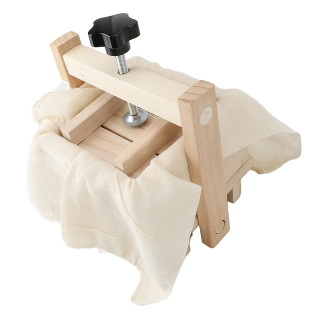 Wooden Tofu Press Mould Maker DIY Tofu Making Tool Platane Wood Organic Tofu Household