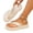 A-Beige, variant on Women Thick Sole Beach Flip Flops Solid Color Cushioned Non Slip Plus Size Spring Summer Versatile Shoes,B-Beige