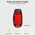 thumbnail image 3 of Waterproof MTB Road Bike Tail Light Seat Tube Helmet Bag Taillights Bicycle Rear Light USB Rechargeable Bike Saddle Bag Lamp, 3 of 5