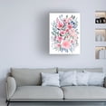 thumbnail image 3 of Canvas Wall Art - blursbyai 'Clara Watercolor Floral Bouquet' Wall Art for Living Room, Bedroom, or Office Décor by Trademark Fine Art - 18 x 24 Inches, 3 of 4