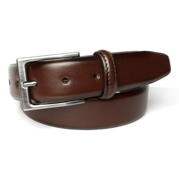 Florsheim FL5006-200-38 Men's Carmine 33mm Leather Belt, Brown, 38