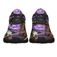 thumbnail image 5 of Boston Terrier Witch Switch Halloween Shoes Women's Fashion Sneakers Tennis Running Shoes for Men Women Black Size 13, 5 of 7