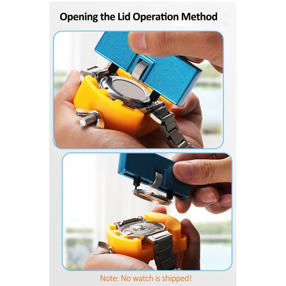 Shinysix kit,Cover Watch Kit Watch Rotate Open One Type Watch Remover Set With Watch Tools With Watch Wrench Remover Watch Opener Battery Tool Type Of Xinzy Watch Tool Kit Tools Watch Xinzy