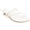 White, variant on Collection Womens LETTIE Faux Leather Kitten Heel Heels