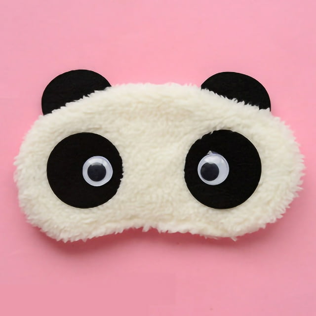 Sleeping Eye Pack Cute Cotton Eye Plush Eyeshade Portable Shading Sleep Eye Cover For Bedroom Office