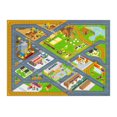 thumbnail image 1 of KC Cubs Playtime Collection Country Farm Road Map with Construction Site Area Rug Educational Learning & Game Area Rug Carpet for Kids and Children Bedrooms and Playroom, 1 of 9