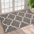 thumbnail image 1 of XICEN Indoor Door Mat, 24x36, Non-Slip Absorbent Resist Dirt Entrance Rug, Machine Washable Low-Profile Inside Floor Mat Door Rugs for Entryway, Khaki Trellis, 1 of 6