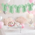 thumbnail image 2 of Dalrosia Large Bow Garland Banners for Coquette Birthday Party Decorations-Bow Themed Birthday Decor for Baby Shower Bridal Shower Bachelorette Party Wedding Favors Supplies, 2 of 7