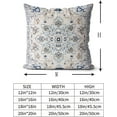 thumbnail image 3 of Boho Throw Pillow Covers 16x16 inch Set of 2 Monaco Rug Persian Carpet Double Sided Pattern Short Plush Cotton Soft Pillow Case Cushion Cover Pillowcase for Couch Sofa Bed Decorative (Grey), 3 of 6