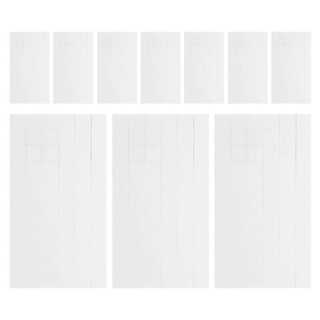 10sheets Double Sided Adhesive Pads - Foam Squares Sticky Mounting Tape For Diy Craft Scrapbooking Office Home Supplies