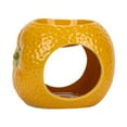 thumbnail image 1 of Quemador de aceites esenciales, quemador de cera fundida, cerámica, difusor de aroma de incienso, portavelas para el hogar, patio, dormitorio, balcón. naranja, 1 of 8