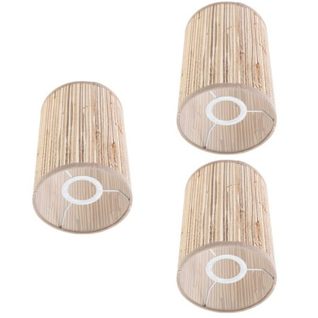 unbranded 3pcs Pendant Lampshade Woven Lamp Shade Rustic Shade Replacement Lamp Shade for Farmhouse Hotel(E27/E14)