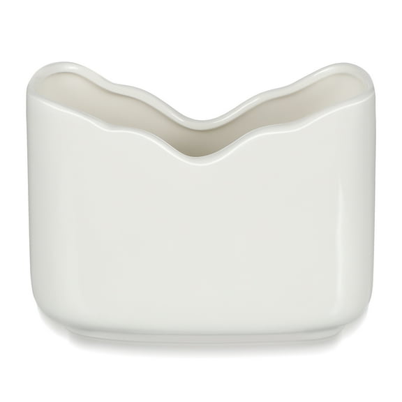 Napkin Holder for Kitchen Ceramic Square White Ceramics