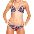 thumbnail image 2 of Thanksgiving Font Detachable Sponge Adjustable Strap Bikini Set Two-Pack for Any Summer Scene, 2 of 6