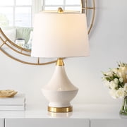 SAFAVIEH Marlowe Mid-Century Table Lamp, White, Set of 2