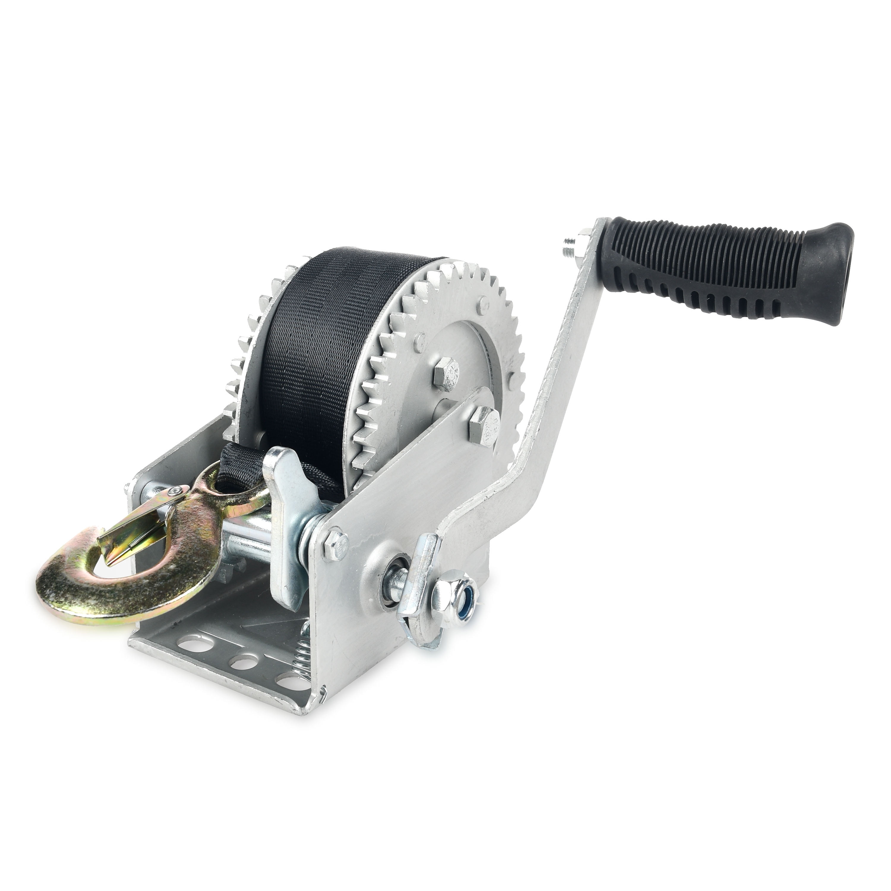Ozark Trail 2000 lb Carbon Steel Trailer Winch with Strap, BT6178