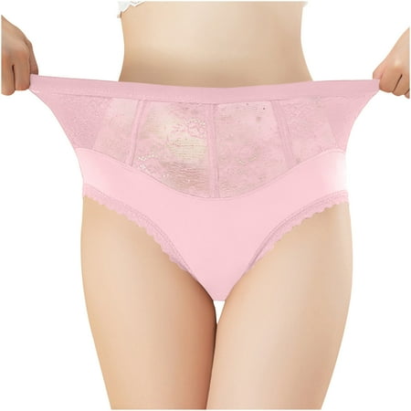 Women s Sexy Lace Panties High-Rise Tummy Control Lingerie Underwear Briefs Floral Lace Body Shorts
