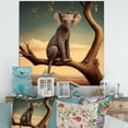 thumbnail image 2 of Designart Elephant On Tree II Canvas Wall Art, 2 of 5
