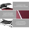 thumbnail image 3 of Zenithen Folding Hammock w/ Ext Canopy (#OC582S-BD), 3 of 9