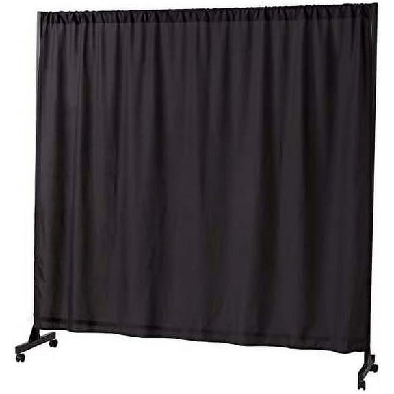 Don't Look  Me - Expandable Privacy Room Divider - Black Frame with Black Fabric$$Home Decor, Kitchen, & Other