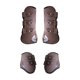 thumbnail image 1 of 4 Piezas Botas para tendón de Caballo Accesorio de absorción de Sudor Resistente al Desgaste Doma Dura Equipo Ecuestre Botas para tendón de Caballo para Entrenamiento de Caballos marrón, 1 of 5