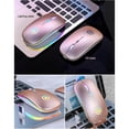 thumbnail image 4 of Rechargeable Mouse Wireless Silent LED Backlit Mice USB Optical Ergonomic Gaming Mouse PC Computer Mouse, 4 of 9