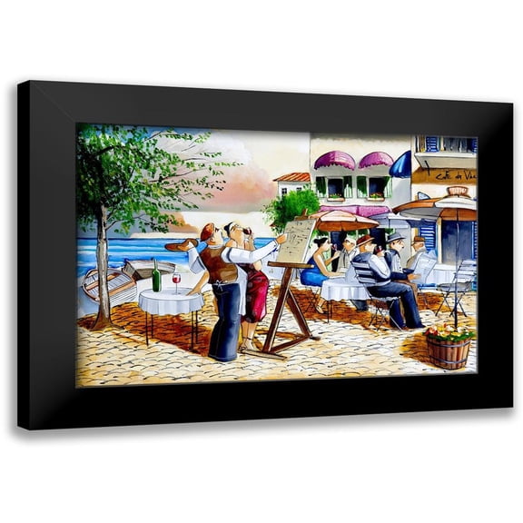 West, Ronald 14x11 Black Modern Framed Museum Art Print Titled - The Artist